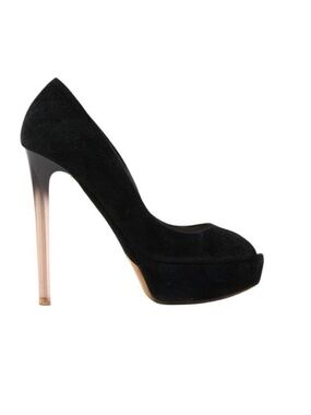 Dior Miss Dior Suede Peep-Toe Heels
